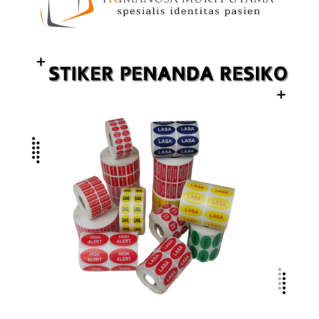 Stiker Penanda Resiko